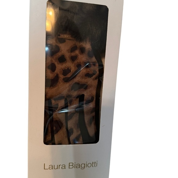 Laura Biagotti purchased in Italy ladies small animal print and fur gloves - Picture 2 of 7